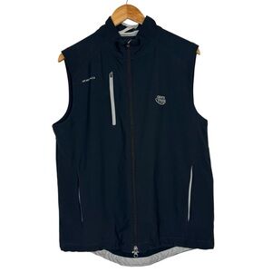 Zero Restriction Vest Men's M Black Tour Series Sleeveless Winged Foot Golf